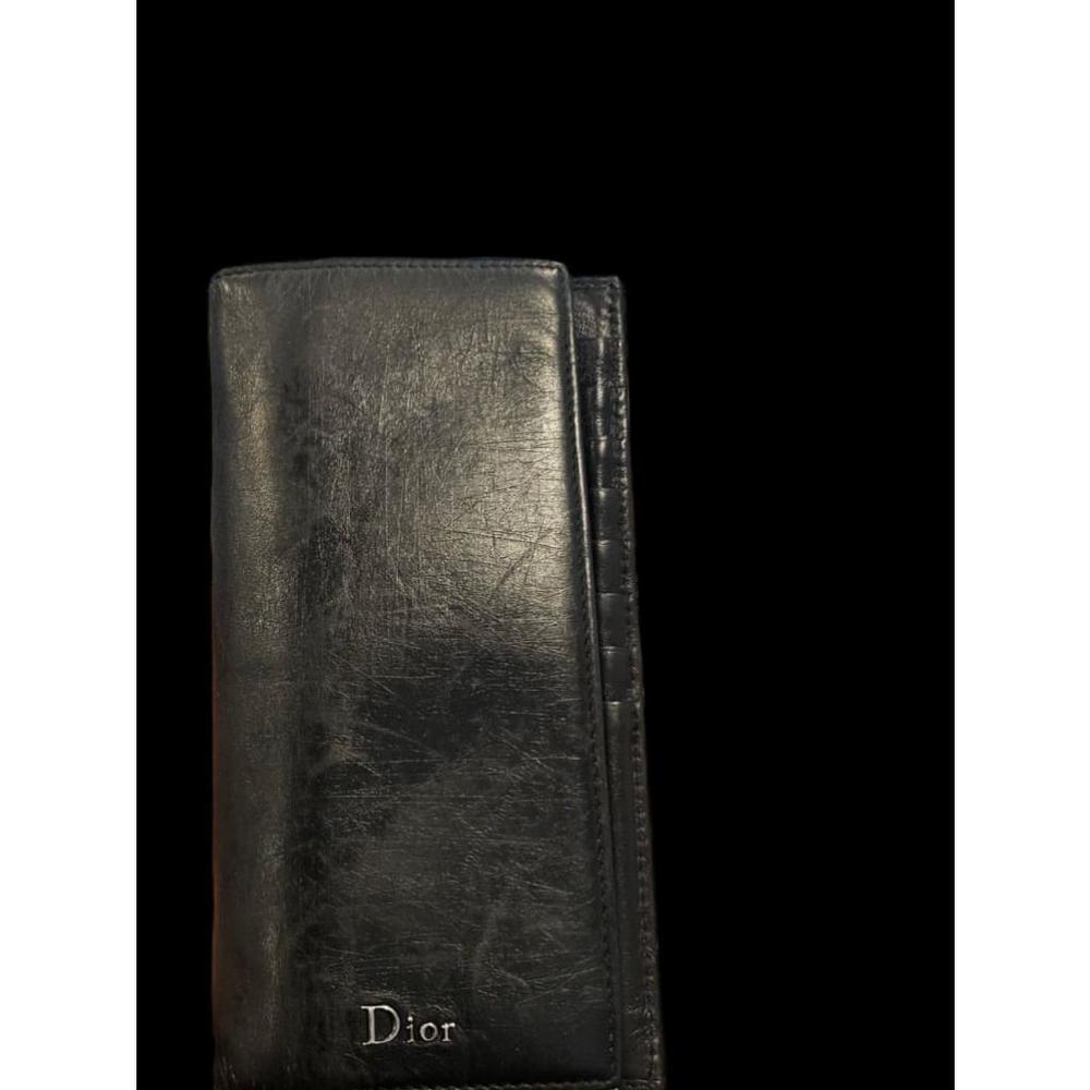 Men's Dior Black Leather Wallet
